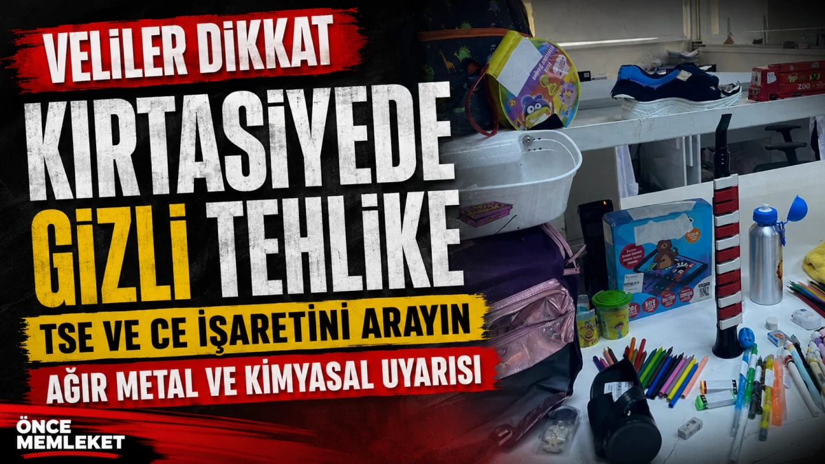 Veliler dikkat: Renkli kırtasiye &uuml;r&uuml;nlerinde gizli tehlike olabilir