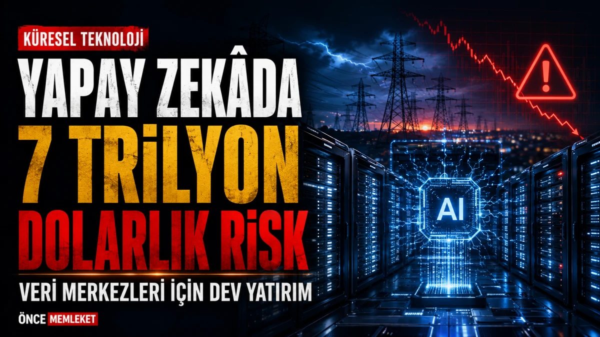 Yapay zek&acirc; yarışında dev bahis: Veri merkezlerine 7 trilyon dolarlık yatırım riski