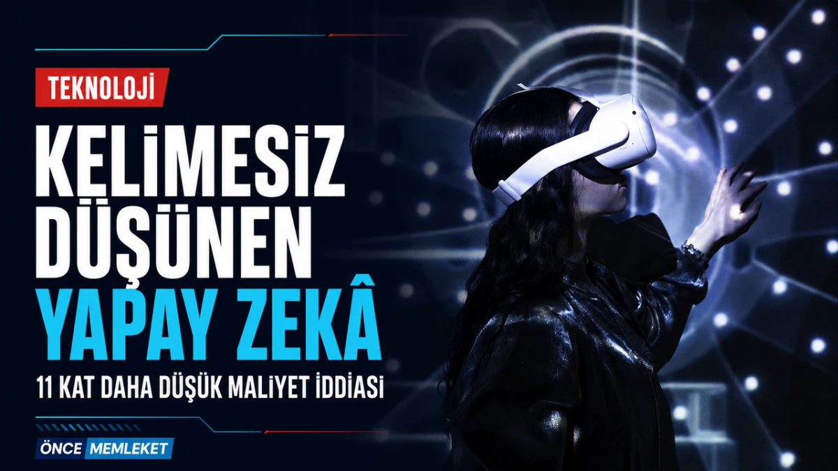 Yapay zek&acirc;da yeni y&ouml;ntem: D&uuml;ş&uuml;nme s&uuml;recini s&ouml;zc&uuml;klere d&ouml;kmeden cevap &uuml;retiyor
