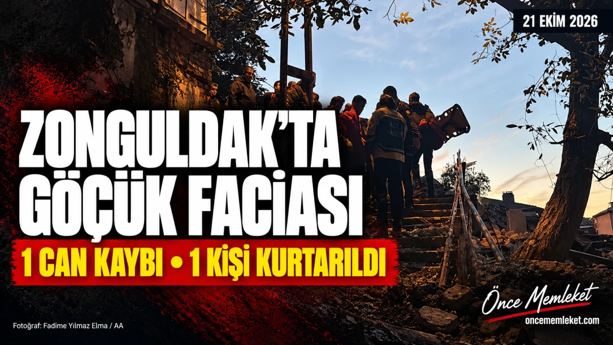 Zonguldak&rsquo;ta Bina &Ccedil;&ouml;kt&uuml;: Bir Kişi Hayatını Kaybetti, Bir Kişi Kurtarıldı